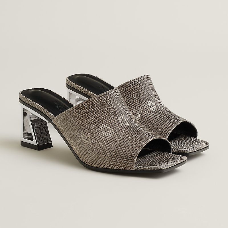 Kylie 60 mule - Black | Hermès USA